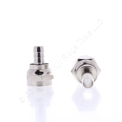 10 Leviton 2-Piece Crimp-On Cable Ends F-Connectors Coax RG59 75 Ohm 40985-2P9