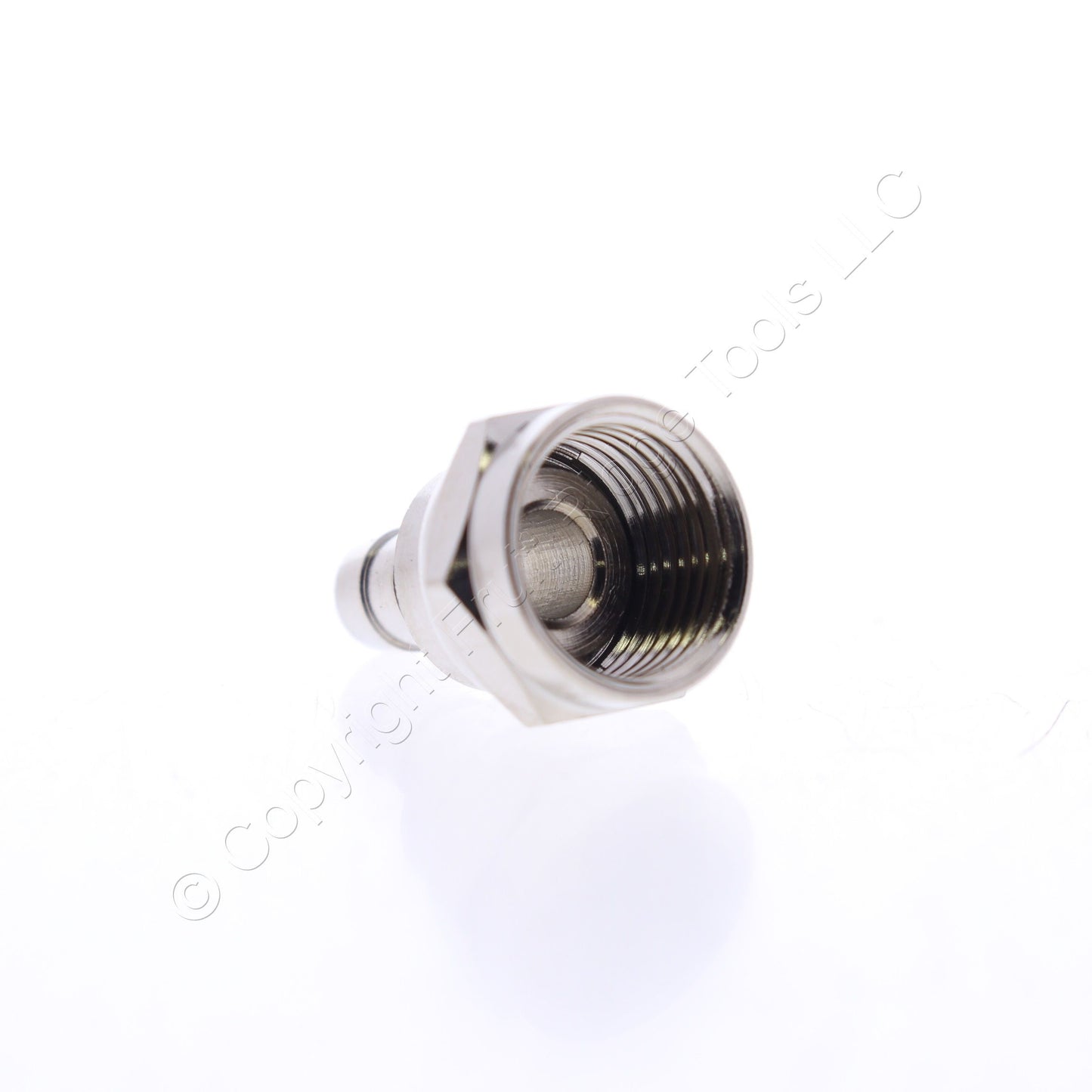 10 Leviton 2-Piece Crimp-On Cable Ends F-Connectors Coax RG59 75 Ohm 40985-2P9