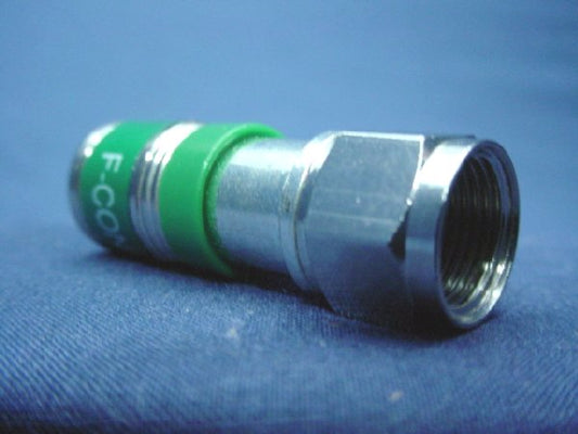 Leviton 40985-CPF Green Universal Compression F-Type Connectors Coax Cable 100pk