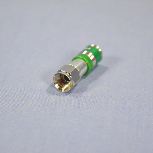 Green Leviton Compression F-Type Connector Coaxial Cable Universal 40985-CPF