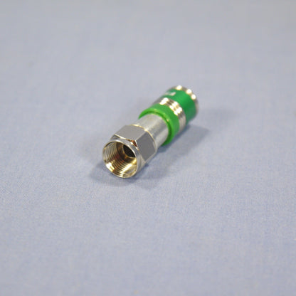 Green Leviton Compression F-Type Connector Coaxial Cable Universal 40985-CPF