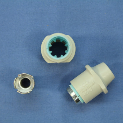 100 Leviton Twist-On RG6 Coaxial Cable Ends Connectors RG6 Quad Shield 40985-HQ6