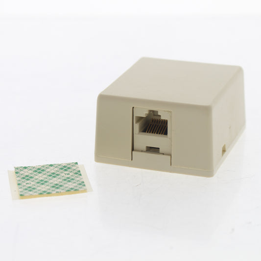 Leviton 41018-PAC Type 625A3 Keyed Quick Jack 6-Position 6-Conduct Surface Mount