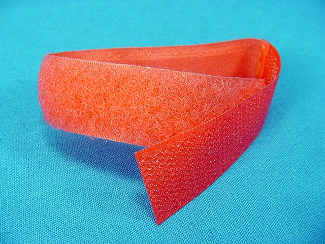 Leviton 41030-OFT Bright Orange Reclosable Fiber Optic Cable Fasteners 10-Pack
