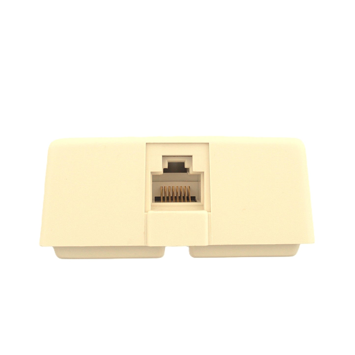 Leviton 41038-IDA Ivory Surface Mount Modular Phone Jack Type 103 & 110 8-Wire