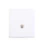 Leviton White Surface Mount Modular Phone Jack Type 103/110 8Wire Cat3 41038-WDB