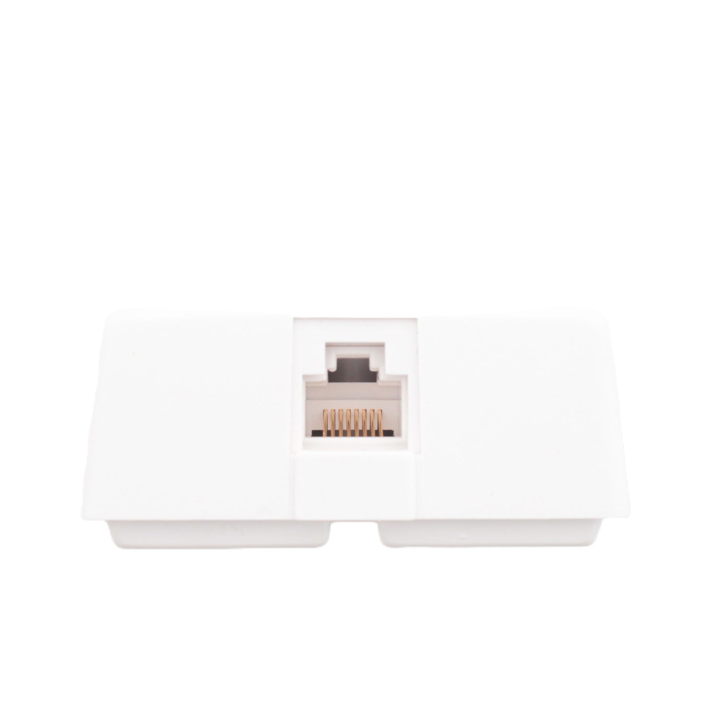 Leviton White Surface Mount Modular Phone Jack Type 103/110 8Wire Cat3 41038-WDB
