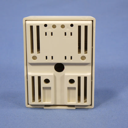 Leviton 41048-TDB Light Almond Duplex Surface Modular T568B Jack Cat 3 110-Type