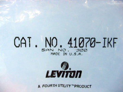 Leviton 41070-IKF Ivory TR Plus Blank Fillers Token Ring Insert 2-Pack