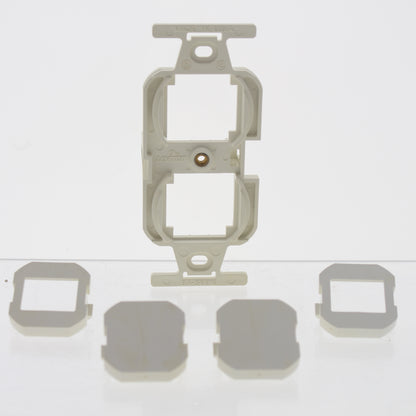 Leviton 41070-W White MOS 2-Port Token Ring Insert Not Compatible with Quickport