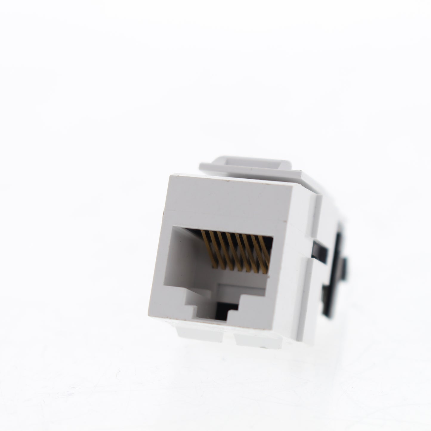 Leviton 41083-RW8 White Quickport 8-Wire Phone Jack RJ45 Telephone