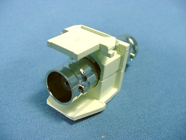 Leviton 41084-BAF Almond Quickport Female BNC Video Jack Fitting Nickel Plated