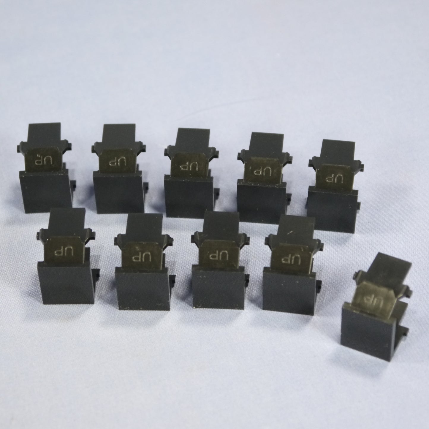 10 Leviton Black Quickport Blank Filler Plate Inserts 41084-BEB 41084-E