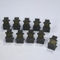 10 Leviton Black Quickport Blank Filler Plate Inserts 41084-BEB 41084-E