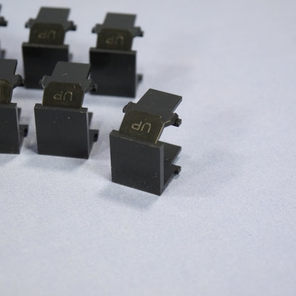 10 Leviton Black Quickport Blank Filler Plate Inserts 41084-BEB 41084-E