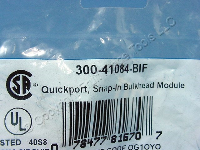 Leviton 41084 Ivory Quickport Snap-In BNC Video Connector Jacks Female 10-Pack