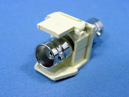 Leviton Ivory Quickport Snap-In BNC Video Connector Jack Female Nickel 41084-BIF