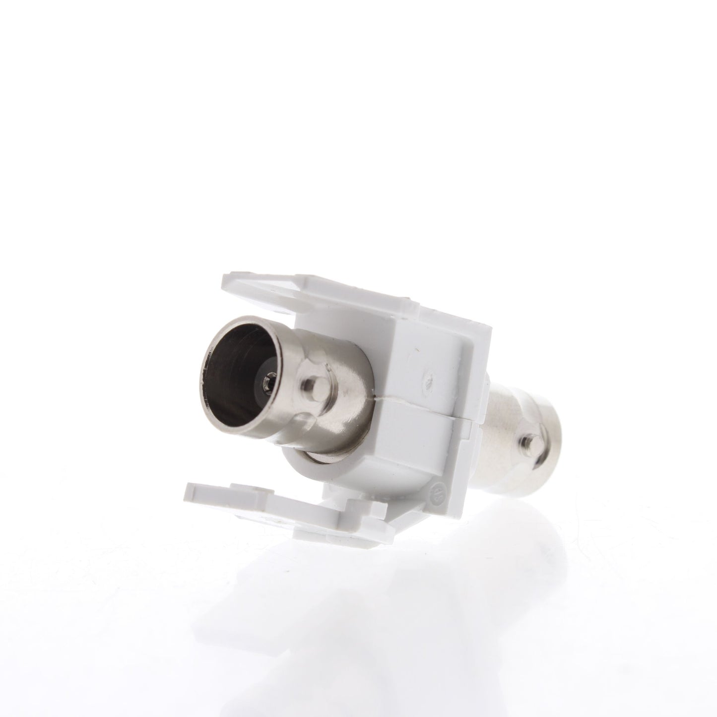 Leviton 41084-BWF White Quickport BNC Video Connector Jack Female