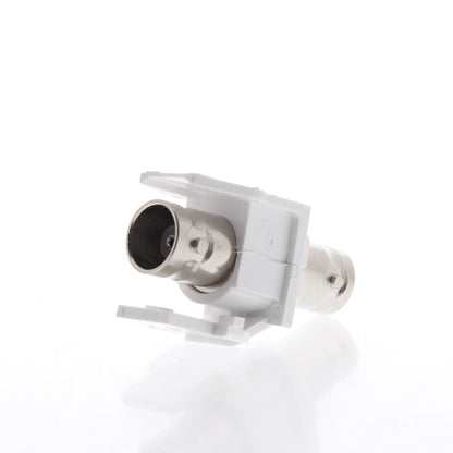 Leviton 41084-BWF White Quickport BNC Video Connector Jack Female