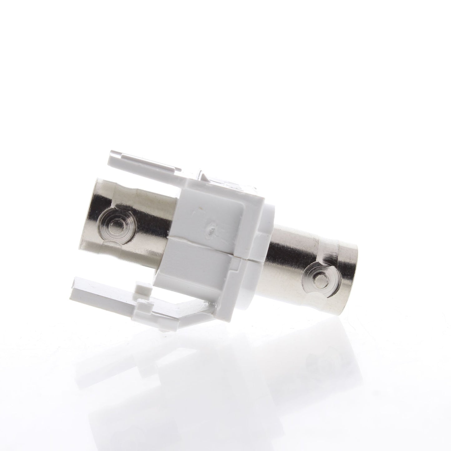 Leviton 41084-BWF White Quickport BNC Video Connector Jack Female