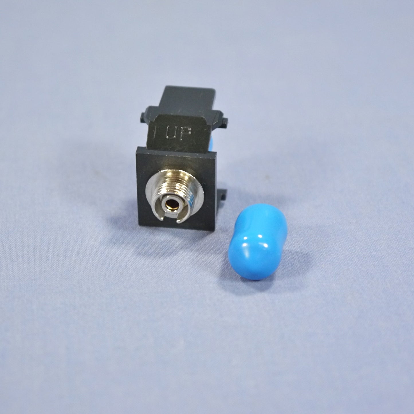 Leviton Black Quickport Simplex FC Fiber Optic Jack Snap-In SM/MM 41084-FEP