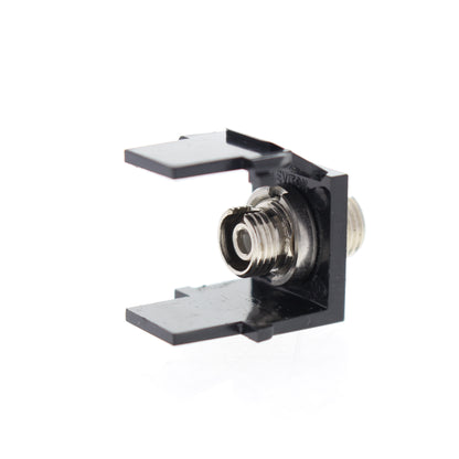 Leviton 41084-FEZ Simplex FC Thread-Lock QuickPort Fiber Optic Adapter SM/MM