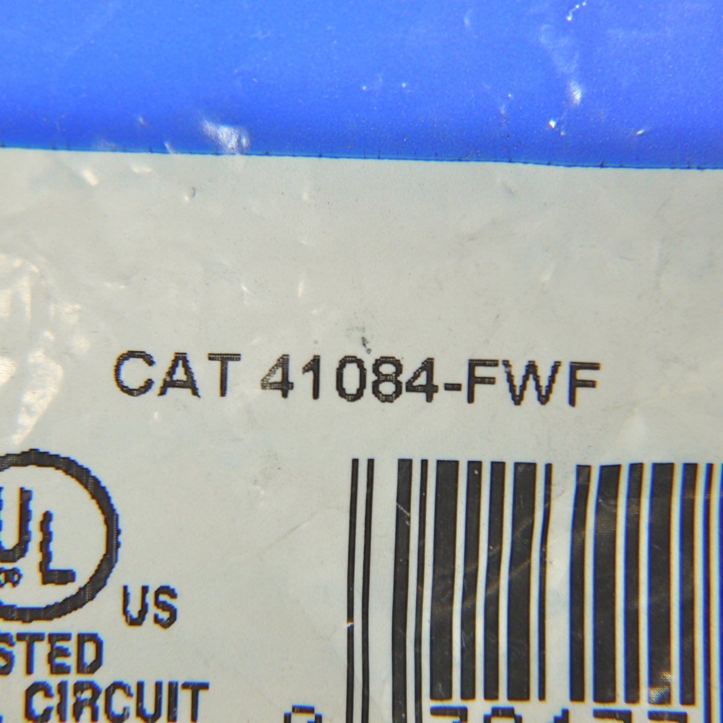 Leviton White Quickport Coaxial Video Cable Jack 75-Ohm w/ Blue Center 41084-FWF