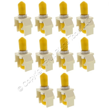10 Leviton Almond Quickport Fiber Optic ST Connector Jacks Phosphor Bronze 41084