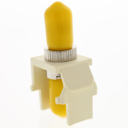 Leviton Almond Quickport Fiber Optic ST Connector Jack Phosphor Bronze 41084-SAF