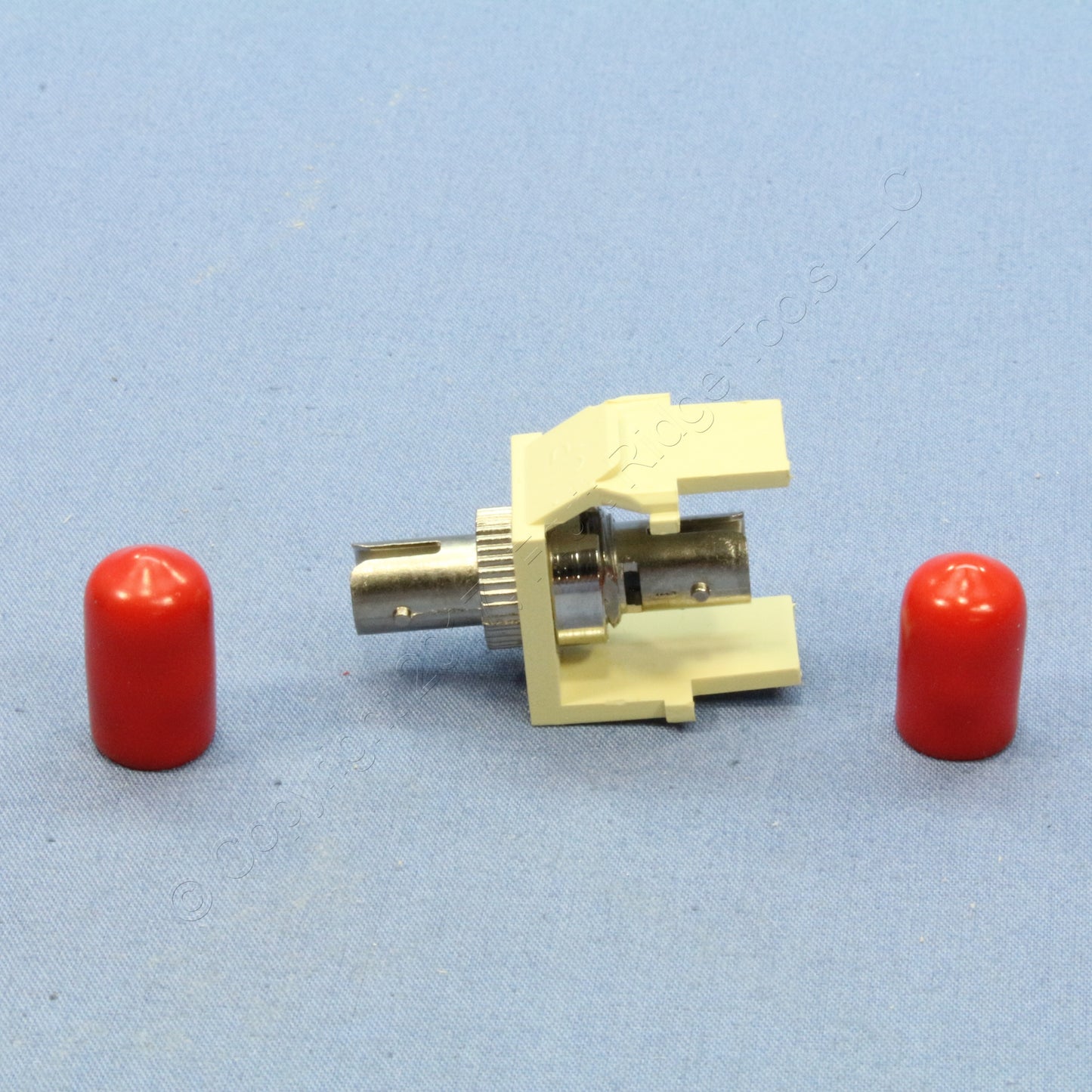 10 Leviton Ivory Quickport Fiber Optic ST Connector Jacks Phosphor Bronze 41084