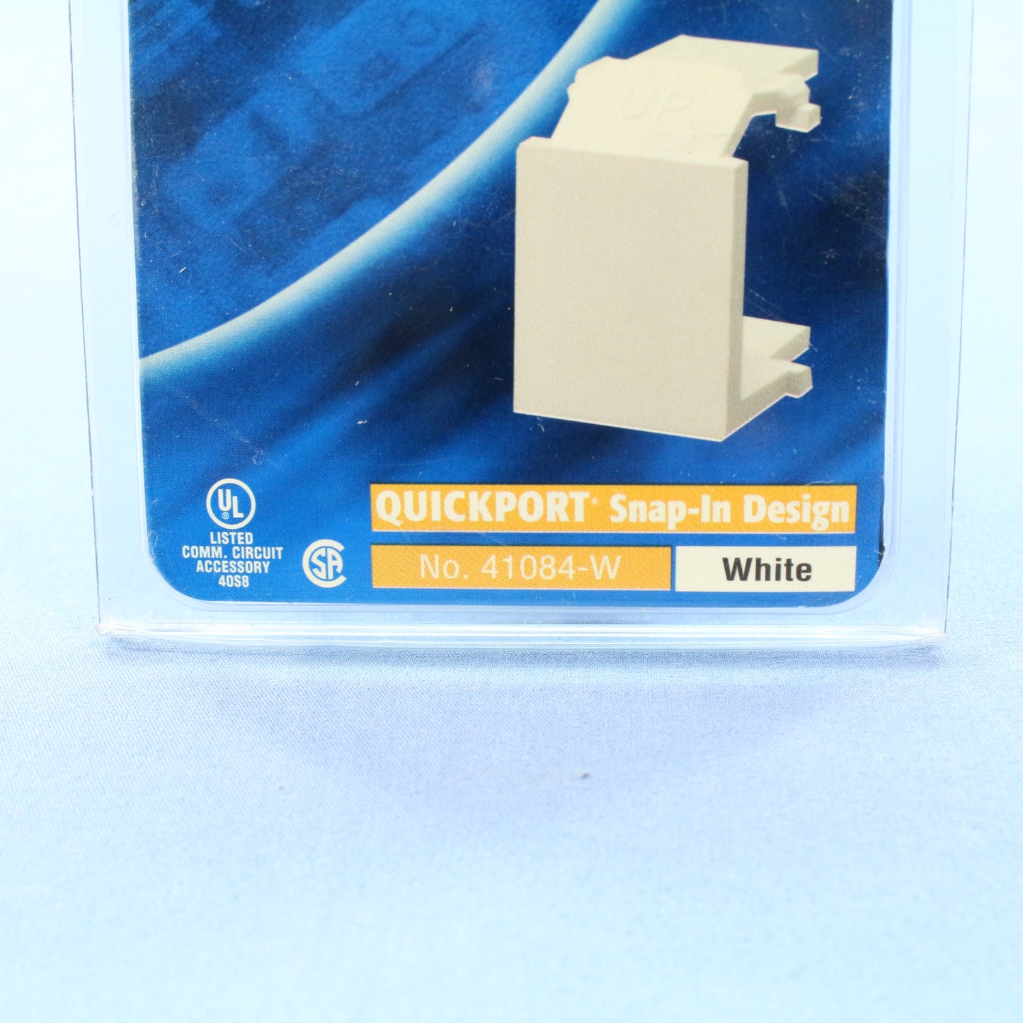 4 Leviton White 1Port Quickport Blank Wallplate Filler Inserts 41084-BWB 41084-W