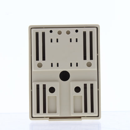 Leviton Ivory Duplex Surface Mount Phone Jack 6-Wire & T568B Cat 3 110 41086-IDB