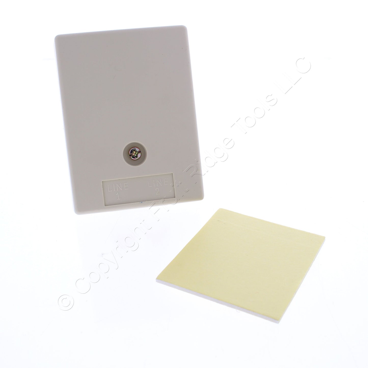 Leviton 41088-IDB Ivory Dual Surface Mount Modular T568B Jack Cat3 Keyed 8P8C