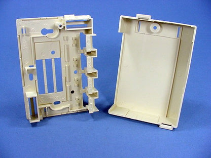 Leviton 41089-4IP Ivory 4-Port Quickport Compact Surface Mount Housing Box