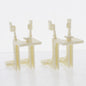 Pair of Leviton 410L2-050 Standoff Legs for 50-Pair 41DW1 Wiring Base
