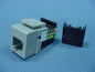 Leviton 41106-RG6 Gray Quickport 6-Wire Snap-In Phone RJ11 Telephone Insert Jack