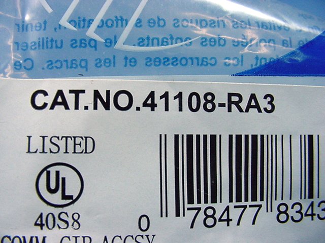 Leviton Almond Cat 3 Quickport Jack Cat3 RJ45 Telephone T568A/B 8-Wire 41108-RA3