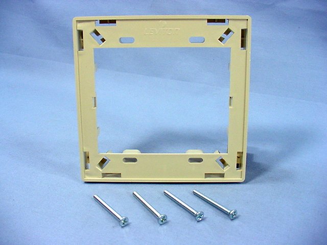 Leviton Ivory MOS Fiber Optic Cord Cable Storage Spacer Manager Ring 41290-DRI