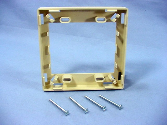Leviton Ivory MOS Fiber Optic Cord Cable Storage Spacer Manager Ring 41290-DRI