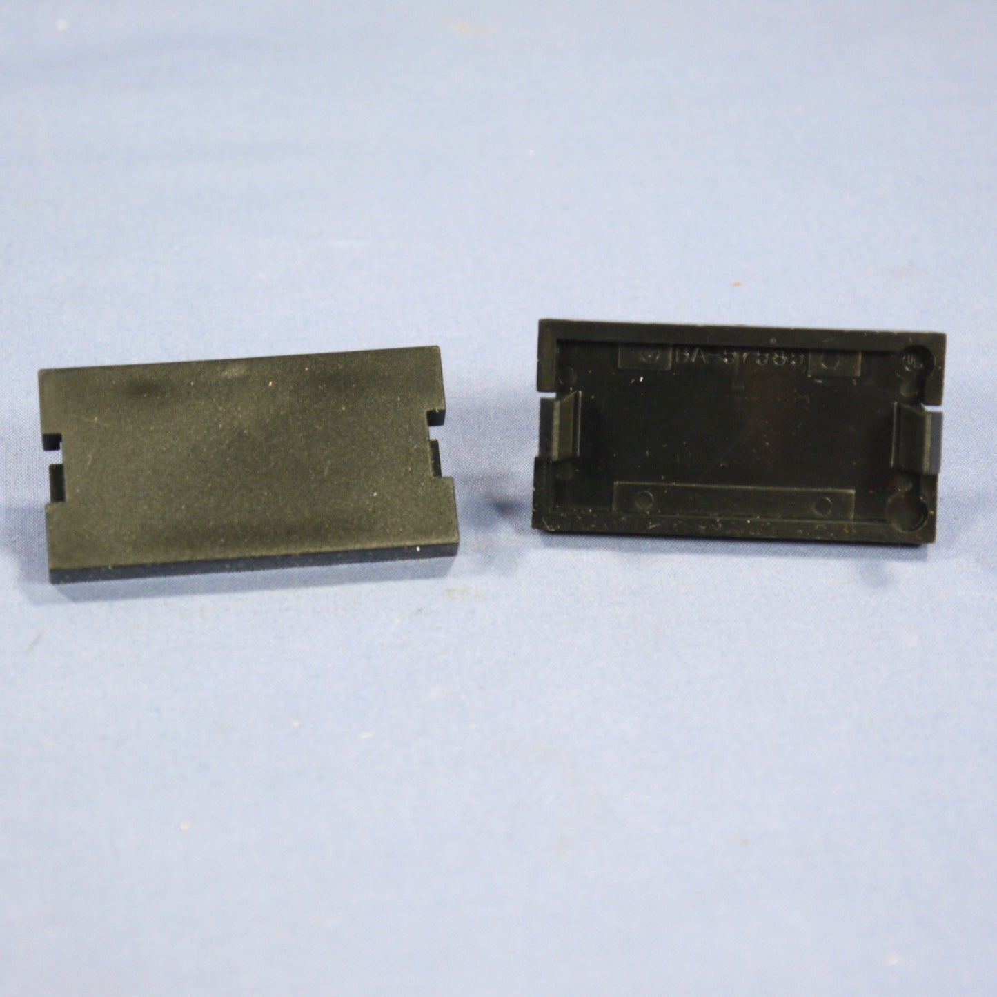 Leviton 41291-1BE Black 1-Unit MOS Blank Filler Wallplate Insert Covers 2-Pack