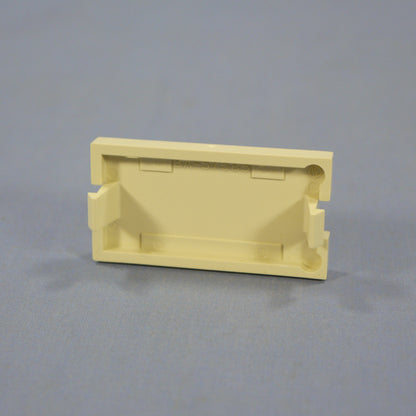 Leviton 41291-1BI Ivory 1-Unit MOS Blank Filler Wallplate Insert Covers 2-Pack