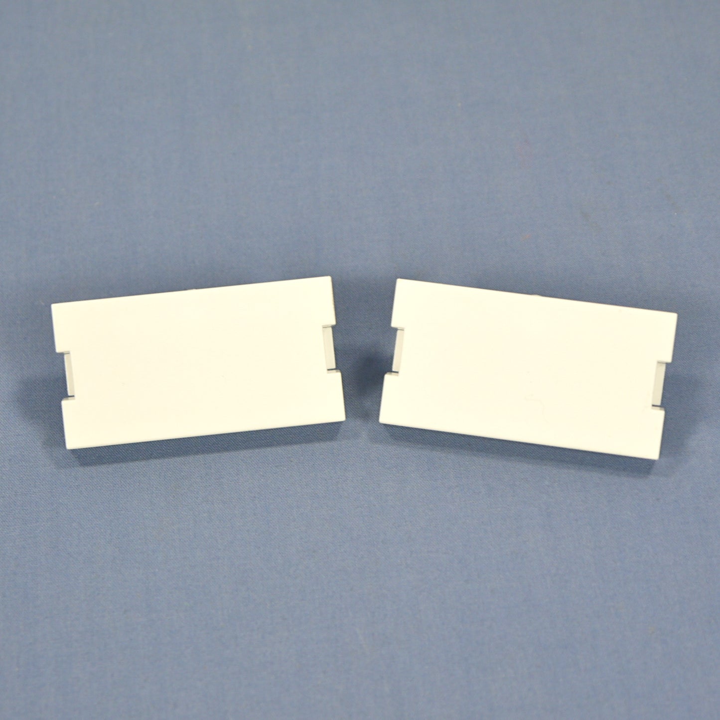 Leviton 41291-1BW White 1-Unit MOS Blank Fillter Wallplate Cover Inserts 2-pack