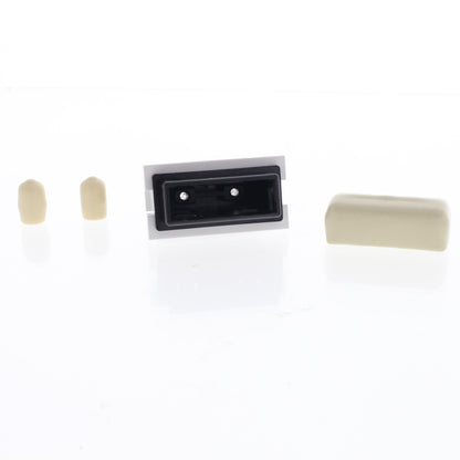 Leviton 41291-1DW QuickPort Duplex Fiber Adapter Insert Empty