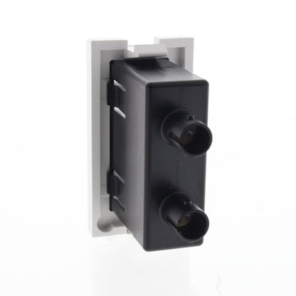 Leviton 41291-1DW QuickPort Duplex Fiber Adapter Insert Empty