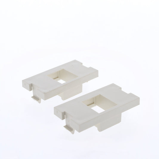 Leviton 41291-1MT Light Almond MOS Quickport Adapter Cover Insert Modules 2-Pack