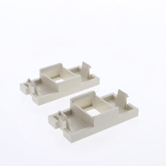 Leviton 41291-1MT Light Almond MOS Quickport Adapter Cover Insert Modules 2-Pack