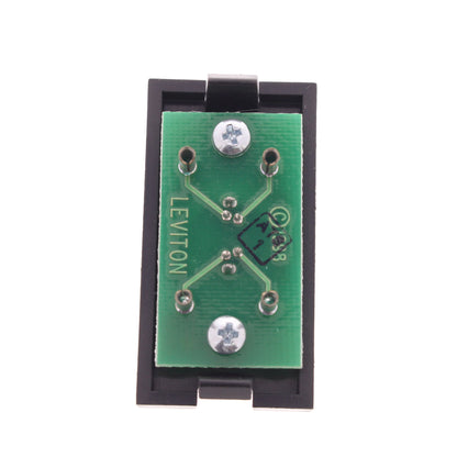 Leviton 41291-1VE Black MOS S-Video 1-Unit Jack Wallplate Filler Insert Module