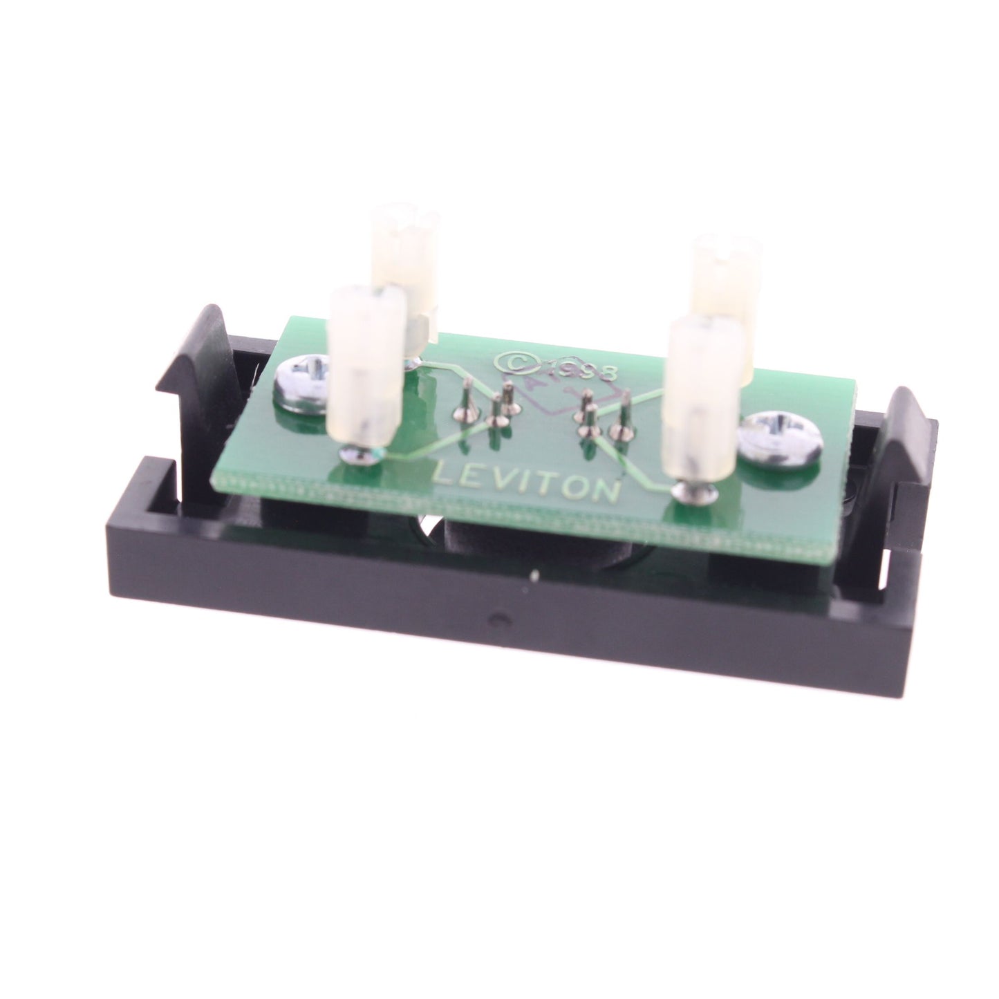 Leviton 41291-1VE Black MOS S-Video 1-Unit Jack Wallplate Filler Insert Module