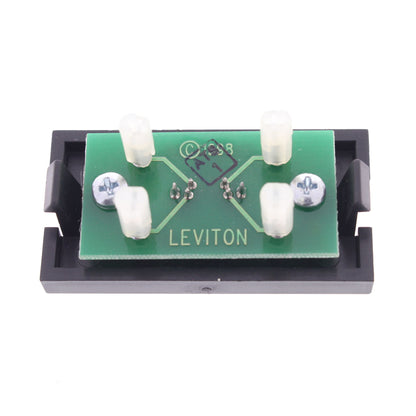 Leviton 41291-1VE Black MOS S-Video 1-Unit Jack Wallplate Filler Insert Module