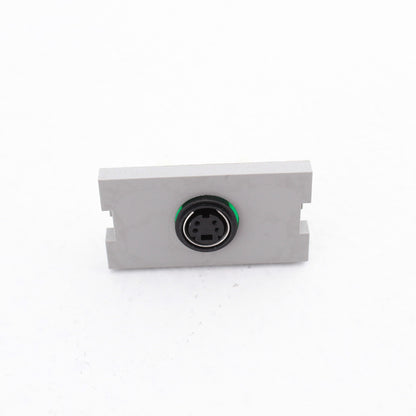 Leviton 41291-1VG Gray MOS S-Video 1-Unit Jack Wallplate Filler Insert Module